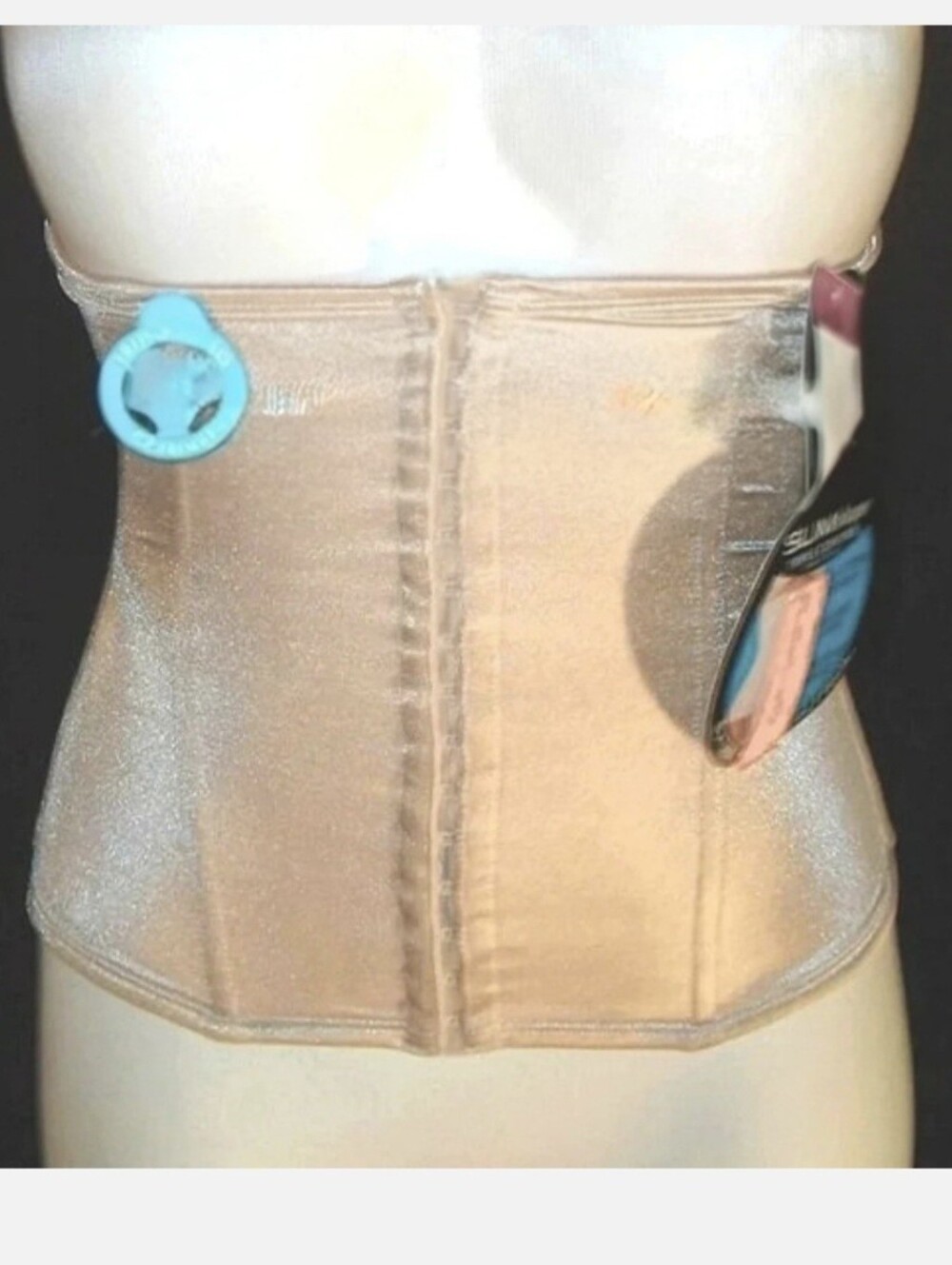 XL X-LARGE Sears Slim Shape Triple Control Waist Cincher Nude New with Tags
